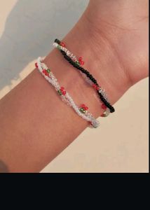 Beaded Cherry Bracelet
