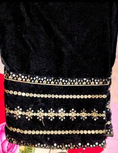 Beautiful 😍 Embroidered Work Black Kurta Set 🤩🥳