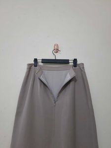 Korean Grey Pencil Skirt