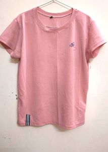 Pink Casual T-Shirt