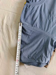 Tshirt set of 5 Xxl / Xl plain half sleeve cotton