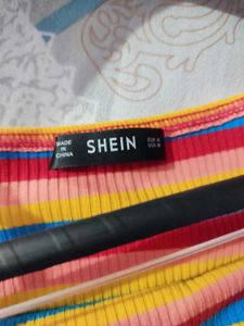 Rainbow Striped Mini Dress