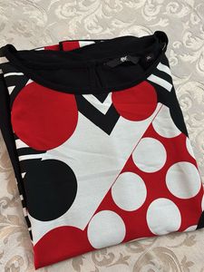 Bold Geometric Print Top