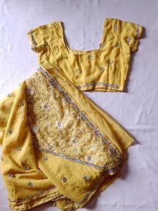 Yellow Saree