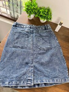 Denim Mini Skirt