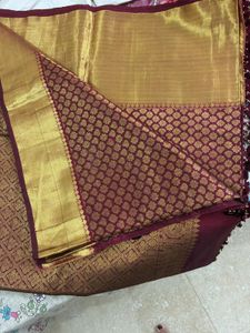 Pure Kanchi Silk Saree With Blouse