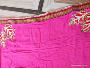 2 Colour Saree With Blouse