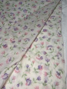 Floral Print Cotton Fabric Piece