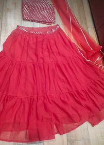 Semi Stitched Lehnga