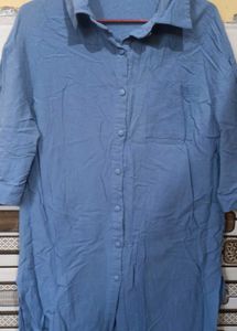 Blue Shirt Slightly Faded