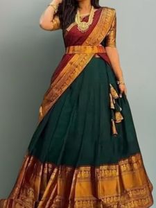 Half Saree Material (unstitched)