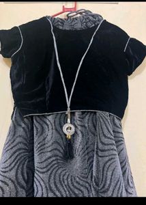 Black &amp; Silver Indian Dress