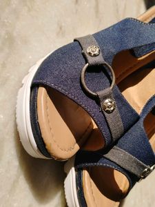Stylish Blue Wedges
