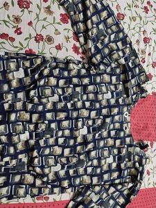 Patterned Long Sleeve Top