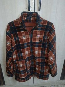 Plaid Fleece Jacket