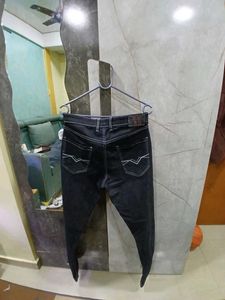 Black Straight Leg Jeans