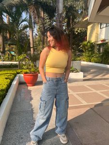 Yellow Crop Top