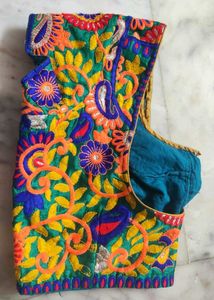 Embroidered Multi Colour Blouse