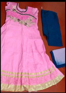 Rose  Anarkali Churidar Set