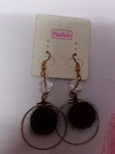 Earring Bundle: Fuzzy Pom &amp; Tassel Drop Earrings