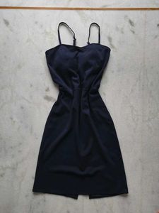 COMBO Navy Blue Bodycon Dress, Cropped Blazer Se
