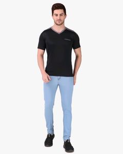 CORWOX Men&#39;s V-Neck Sports Polyester T-Shir