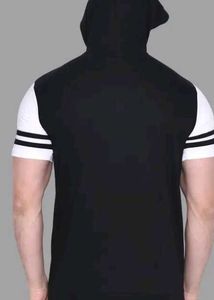 Hoodie with Short Sleeves