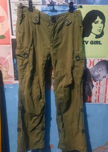 OLIVE GREEN CARGO PANT✨