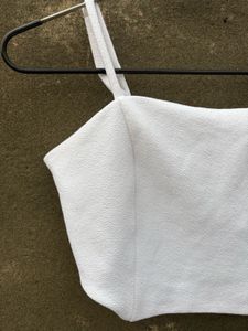 White Crop Top