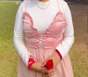 Pink Urbanic Satin Top