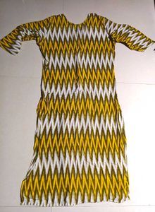Patterned Mehandi Green Kurta