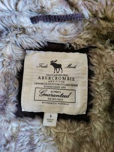 Abercrombie &amp; Fitch Fur Hooded Jacket