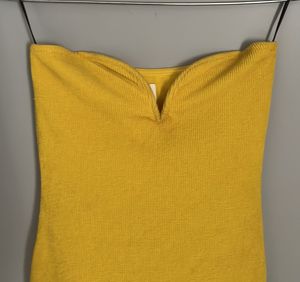 H&amp;M Yellow Tube Dress
