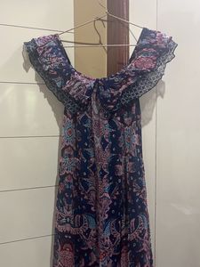 Off-Shoulder Maxi Dress