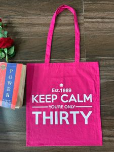 Keep Calm Thirty Tote Bag