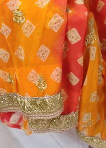 Bandhani Design Saree