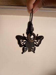 Steampunk Butterfly Keychain