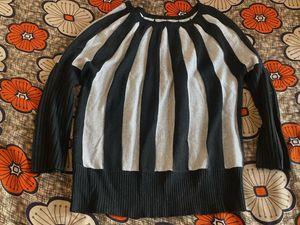 Black &amp; Grey Sweater !!