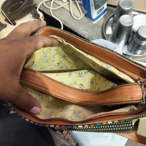 Slightly Used Shoulder Bag With Compartment.