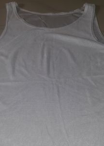 Stylish Sleeveless White Top
