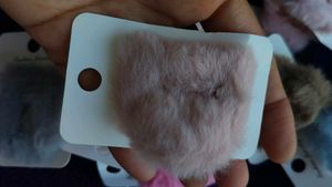 Fluffy Hair Clip 3 Pc