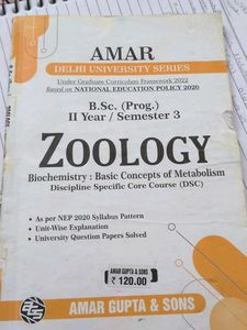 Zoology B.Sc. (Prog.) II Year