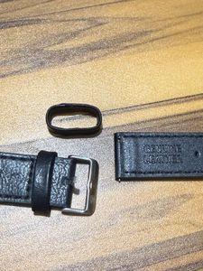 Black Leather Watch Strap