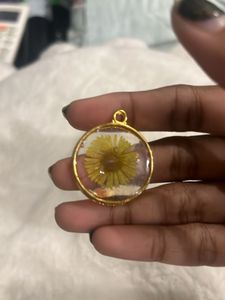 Handmade Floral Heart Pendant