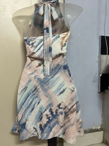 Urbanic Branded Pintrest Tie-dye Halter Dress