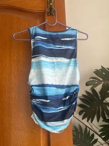 Blue Striped Tank Top