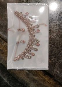 Sparkling Pink &amp; Crystal Jewelry Set