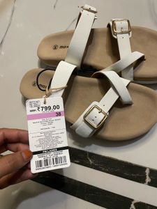 Max White Flats &amp; Sandals