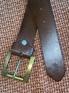 Woodrock Leather Belt