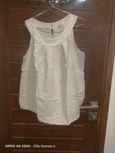 Cream Nude Colour Top